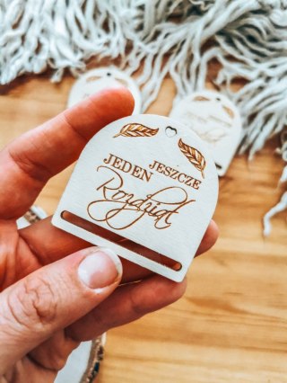 Jeszcze jeden rozdział - zakładka półokrągła 5cm (3szt) - - - (baza do zakładki do książki)