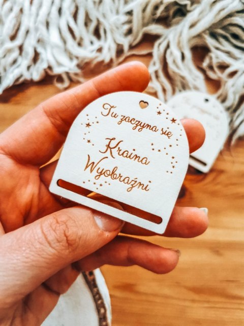 Kraina Wyobraźni GWIAZDKI - zakładka półokrągła 5cm (3szt) - - - (baza do zakładki do książki)