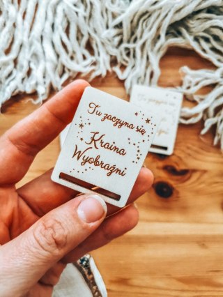 Kraina Wyobraźni GWIAZDKI - zakładka prostokąt 4x5cm (3szt) - - - (baza do zakładki do książki)