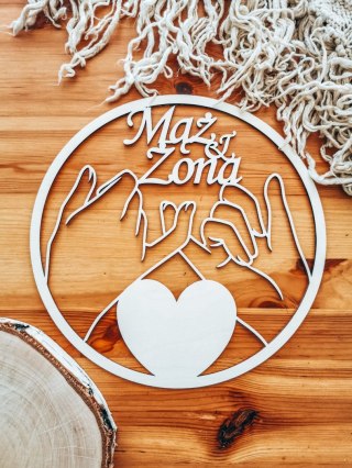 MĄŻ & ŻONA dłonie - (1szt) - koło obręcz baza do łapacza snów makramy makatki - - - (łapacz snów, makrama, makatka)