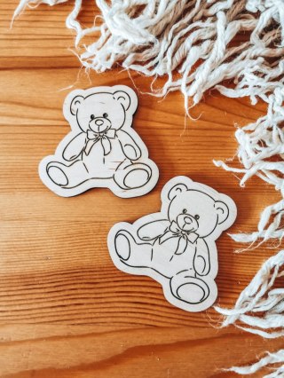 MIŚ 01 - magnes 7cm (2szt) - - - (odznaka)