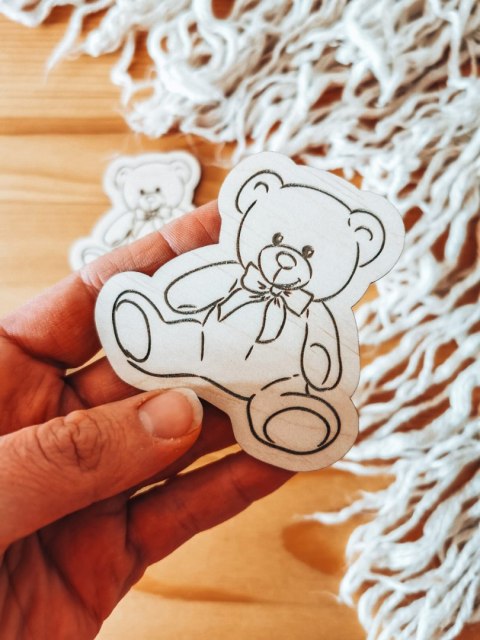 MIŚ 01 - magnes 7cm (2szt) - - - (odznaka)