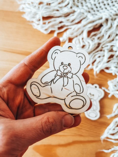 MIŚ 01 - medal 7cm (2szt) - - - (zawieszka, odznaka)