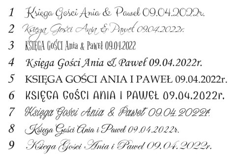 Moi Ludzie Biorą Ślub - Tabliczka dla Pupila