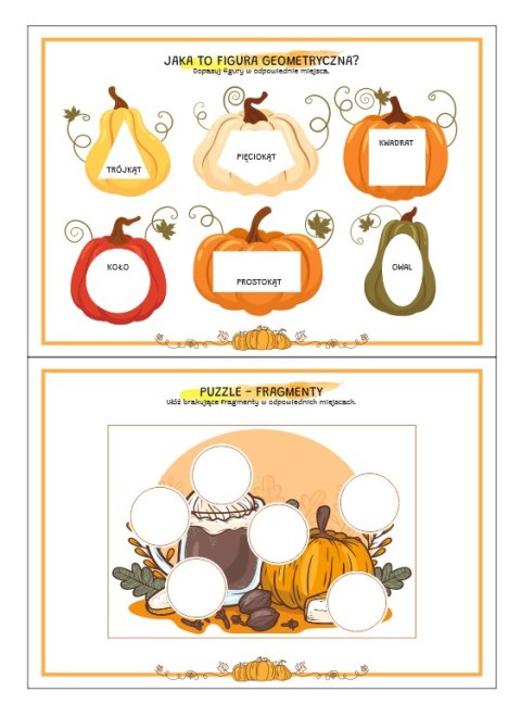 PLIK PDF - Dzień Dyni - Karty Zręcznościowe (2-3l)