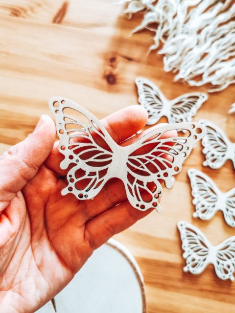 Skrzydła ! 6szt ! (7,5cm/9cm/12cm/18cm) - wzór 29 - - - (skrzydełka anioła, do aniołka, aniołek, anielskie)