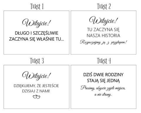 Tablica Powitalna - GÓRY