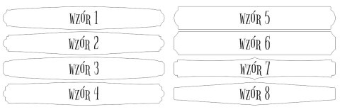 W maleńkiej obrączce... (sentencja) - TABLICZKA (4szt) 10cm/12cm/14cm (8 wzorów) - - - (pamiątka ślubu, na pamiątkę ślubu, ślub)