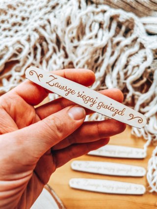 Zawsze sięgaj gwiazd - TABLICZKA (4szt) 10cm/12cm/14cm (8 wzorów)