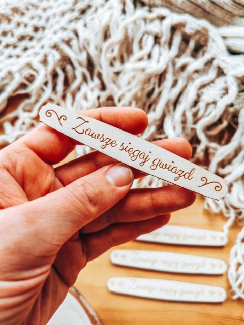 Zawsze sięgaj gwiazd - TABLICZKA (4szt) 10cm/12cm/14cm (8 wzorów)