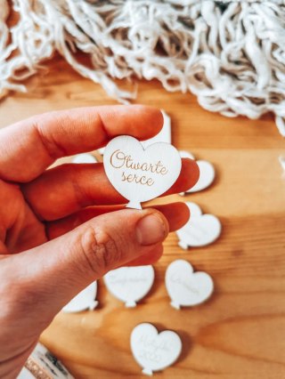 Zestaw PODZIĘKOWANIE (BALONY-serduszka 10szt + tabliczka 1szt) - Podziękowania dla nauczyciela - - - (serce, serca, serduszko, b