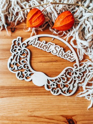 Anioł Stróż (1szt) - półkole SKRZYDŁA 02-C - - - (skrzydła do anioła, skrzydełka do aniołka, obręcz aniołek, koło)