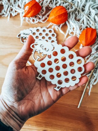 BARANEK - PRZEPLATANKA (2szt) (10cm) - do ozdabiania