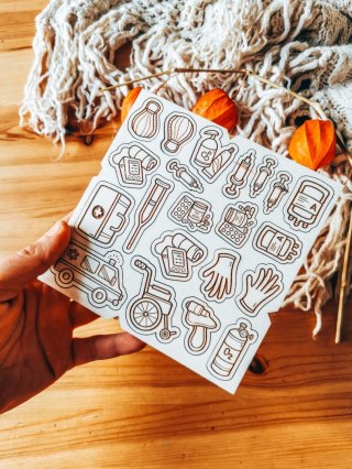 DEKOR - zestaw SZPITAL 01 pielęgniarka (14,5cm x 14,5cm)