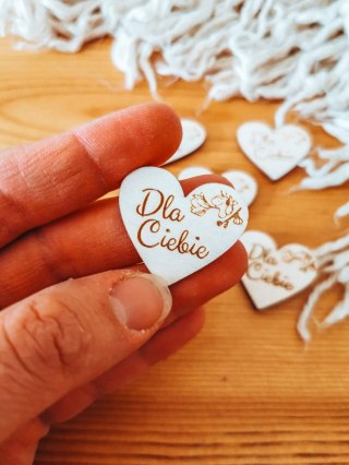 Dla Ciebie - SERCE (5szt) 3/4/5cm - - - (serduszka, serduszko, serca)