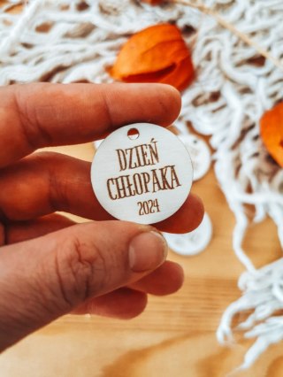 Dzień Chłopaka - KOŁO (5szt) 3/4/5cm - - - (kółko, zawieszka, metka, etykietka)