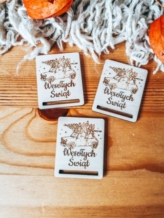 Gwiazdka AUTO 01 - zakładka prostokąt 4x5cm (3szt) - - - (baza do zakładki do książki, Boże Narodzenie, Wesołych Świąt, Święta)