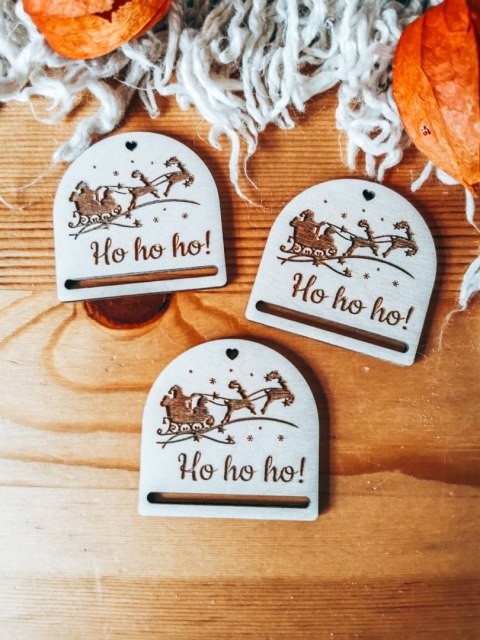 Gwiazdka SANIE - zakładka półokrągła 5cm (3szt) - - - (baza do zakładki do książki, Boże Narodzenia, Wesołych Świąt, Święta)