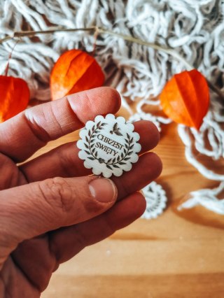 HOSTIA - chrzest wianek (5szt) 3/4/5cm - - - (Chrzest, gołąb, gołąbek)