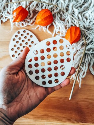 JAJKO - PRZEPLATANKA (2szt) (10cm) - do ozdabiania