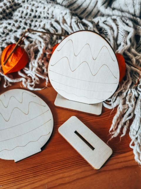 JAJKO pisanka 02 - figurka z podstawką (2szt) (10cm) - do ozdabiania