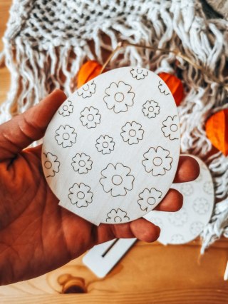 JAJKO pisanka 03 - figurka z podstawką (2szt) (10cm) - do ozdabiania