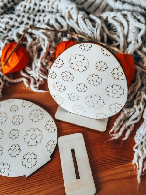 JAJKO pisanka 03 - figurka z podstawką (2szt) (10cm) - do ozdabiania