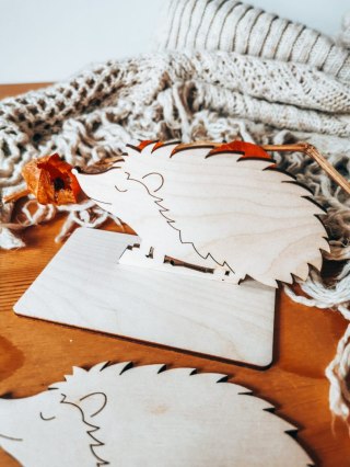 JEŻ 01 - figurka z podstawką (2szt) (10cm) - do ozdabiania