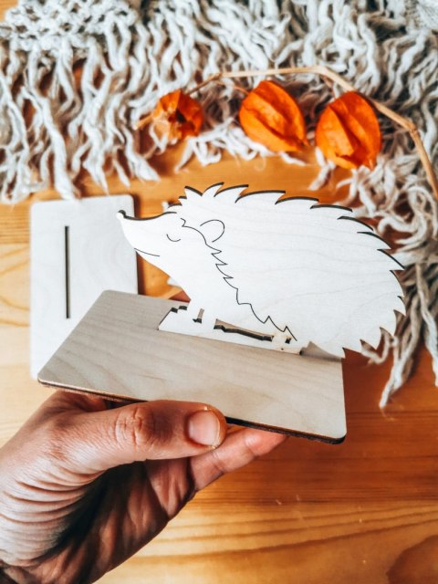 JEŻ 01 - figurka z podstawką (2szt) (10cm) - do ozdabiania