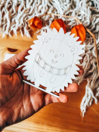 JEŻ 02 - figurka z podstawką (2szt) (10cm) - do ozdabiania