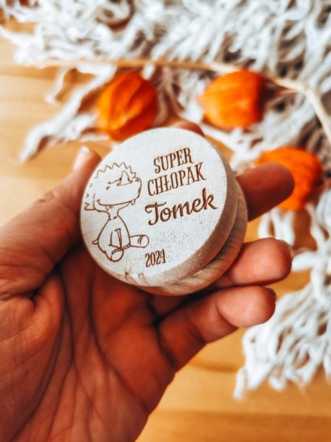 JOJO (1szt) - super chłopak DINOZAUR - z imieniem - - - (Dzień Chłopaka, samochód)