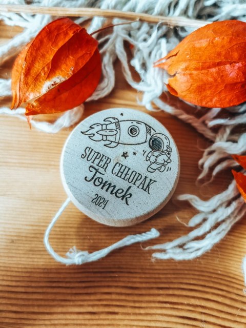 JOJO (1szt) - super chłopak RAKIETA 01 - z imieniem - - - (Dzień Chłopaka, astronauta, kosmos)