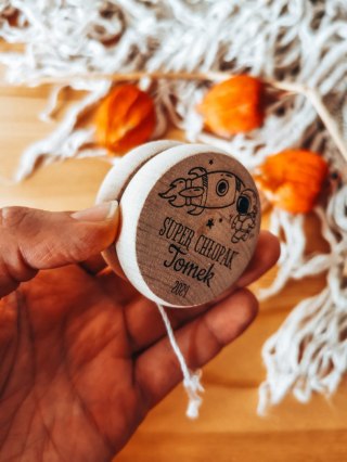 JOJO (1szt) - super chłopak RAKIETA 01 - z imieniem - - - (Dzień Chłopaka, astronauta, kosmos)