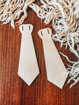 KRAWAT - CZYSTY (2szt) (19cm) - do ozdabiania