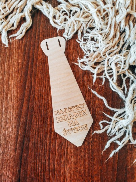 KRAWAT - Najlepszy Dziadek 02 (1szt) (19cm) - do ozdabiania