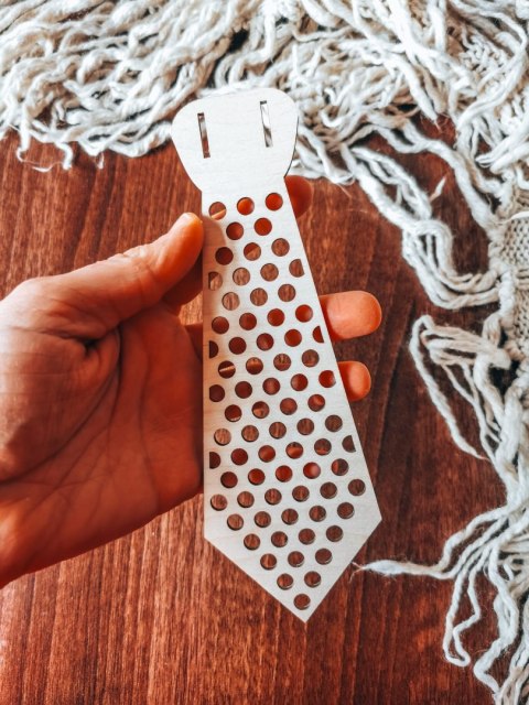 KRAWAT - PRZEPLATANKA (1szt) (19cm) - do ozdabiania