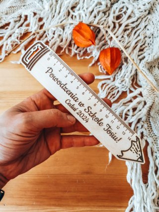 Linijka OŁÓWEK - DOWOLNY TEKST - - - (zakończenie koniec roku szkolnego przedszkola, podziękowanie)