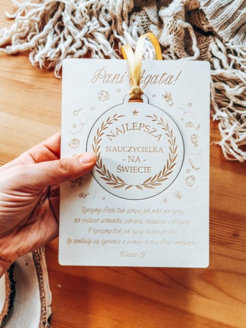 MEDAL 01 - WIENIEC - z dedykacją dla Nauczyciela - - - (podziękowanie dla wychowawcy, zawieszka, odznaka)