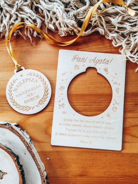 MEDAL 01 - WIENIEC - z dedykacją dla Nauczyciela - - - (podziękowanie dla wychowawcy, zawieszka, odznaka)