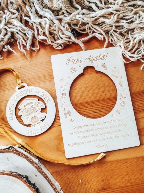 MEDAL 02 - SOWA - z dedykacją dla Nauczyciela - - - (podziękowanie dla wychowawcy, zawieszka, odznaka)