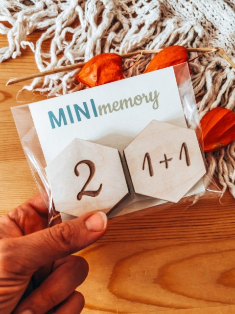 MINI MEMORY - Dodawanie od 1 do 15 - - - (minimemory, upominek)