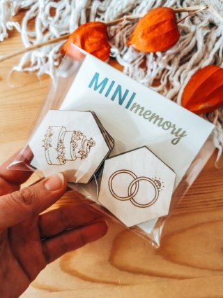 MINI MEMORY - Ślub & Wesele - - - (minimemory, upominek, podziękowanie dla gości dzieci)