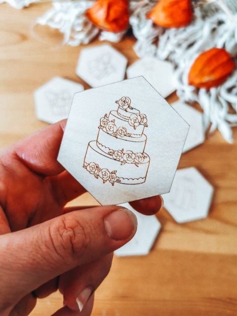 MINI MEMORY - Ślub & Wesele - - - (minimemory, upominek, podziękowanie dla gości dzieci)