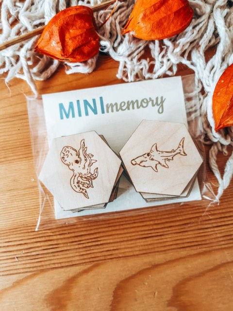 MINI MEMORY - Zwierzęta w morzach i oceanach - - - (minimemory, upominek)