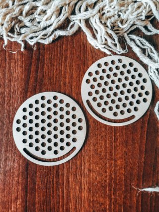 MINIŁAPACZ koło - PRZEPLATANKA (2szt) (10cm) - do ozdabiania