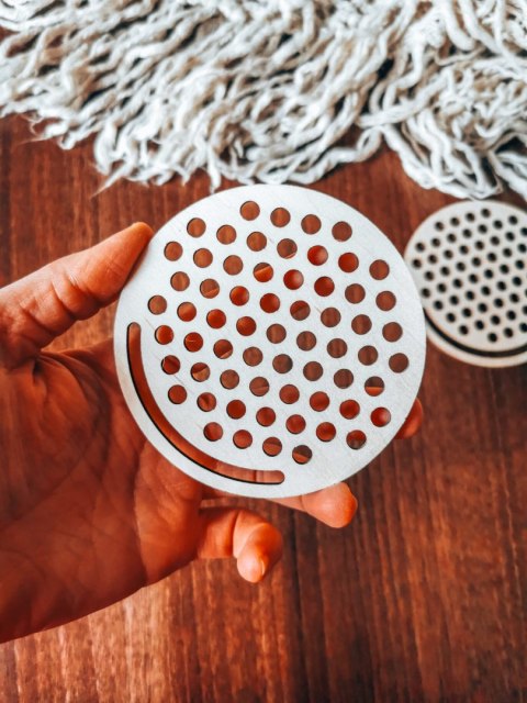 MINIŁAPACZ koło - PRZEPLATANKA (2szt) (10cm) - do ozdabiania