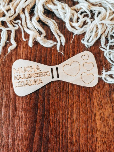 MUSZKA - Najlepszego Dziadka 02 (1szt) (11cm) - do ozdabiania