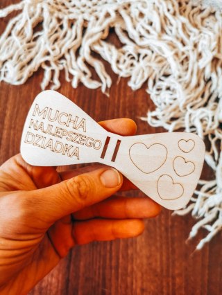 MUSZKA - Najlepszego Dziadka 02 (1szt) (11cm) - do ozdabiania