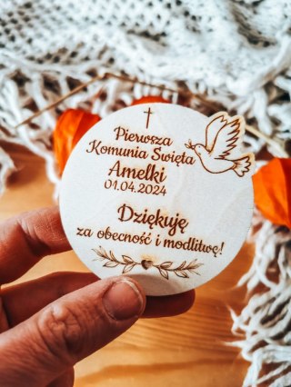 Magnes KOŁO - podziękowanie GOŁĄBEK - - - (I Pierwsza Komunia Święta)