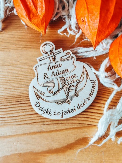 Magnes KOTWICA - podziękowanie KOTWICA wzór 01